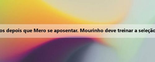 Nani: Só valorizaremos depois que Mero se aposentar. Mourinho deve treinar a seleção portuguesa uma vez