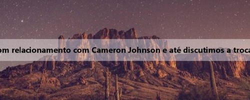 Porter Jr.: Eu tenho um bom relacionamento com Cameron Johnson e até discutimos a troca de novas casas na cidade